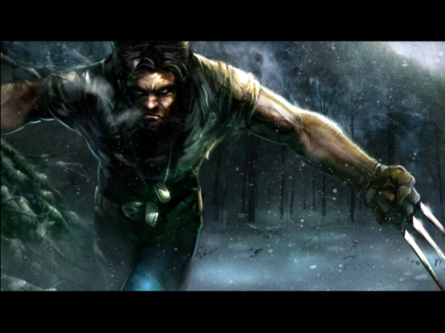 Wolverine In Snow 壁紙画像