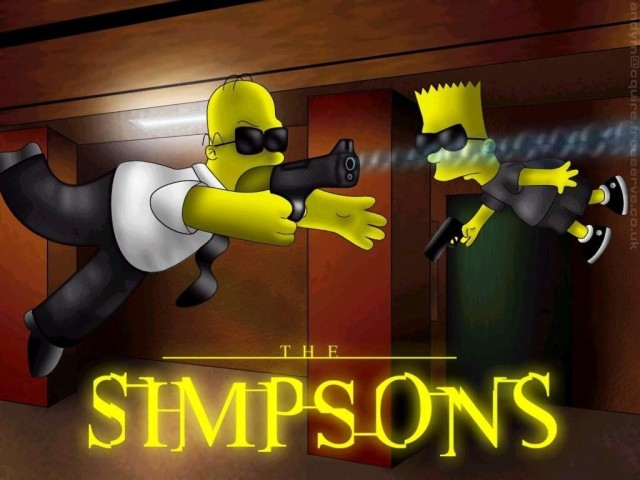 Bart And Homer Inception 壁紙画像