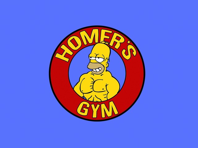 Homer’s Gym 壁紙画像