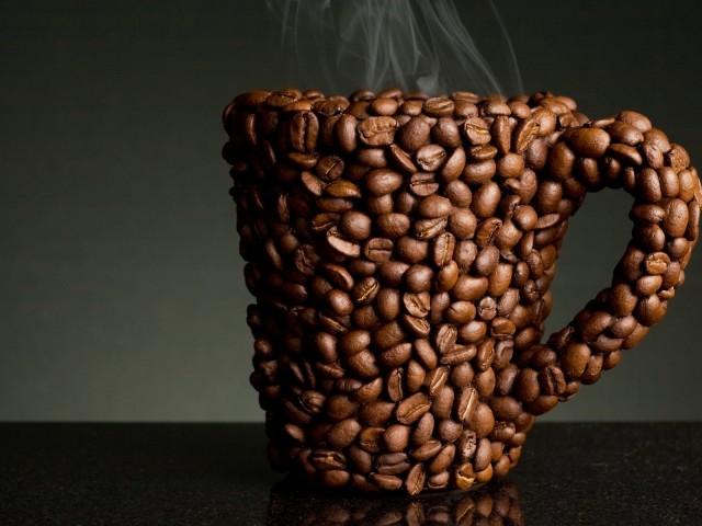Coffee Bean Cup 壁紙画像