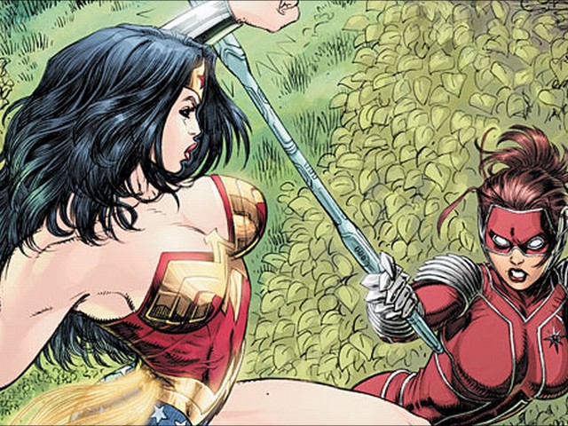 Wonder Woman Fighting 壁紙画像